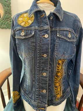 One of a kind Denim Jean Jacket - Mod Remixx
